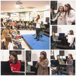 Expresiones de algunas de nuestras alumnas, en la AUDICIÓN MUSICAL 2019 Sala "Ambito Cultural" del Corte Inglés de Elche.